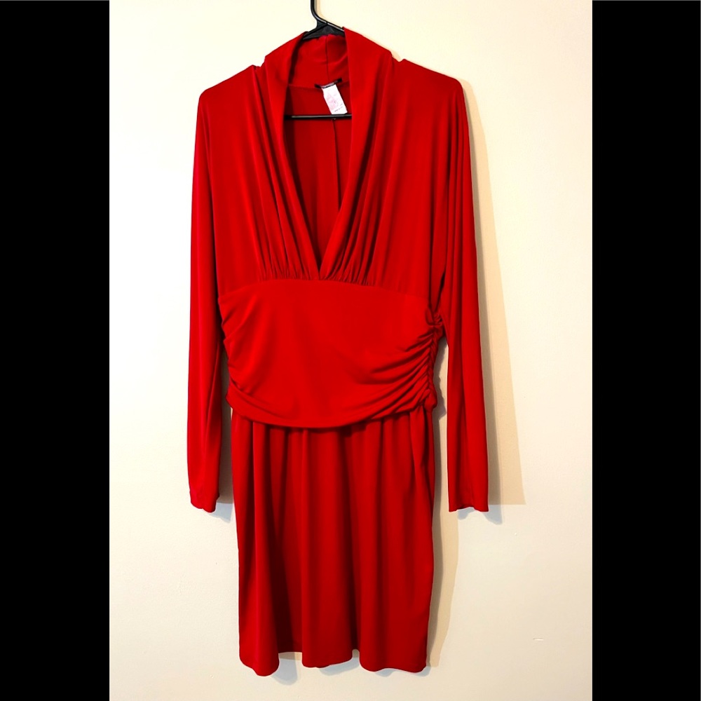 Dressy red dress